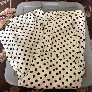 Polka dot dress pants